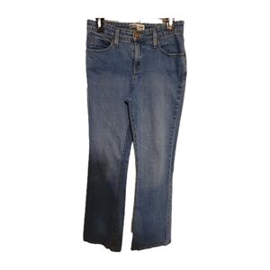 Levi Strauss Signature Jeans Sz 6 Blue Stretch Blend Denim Mid Rise Boot Cut EUC